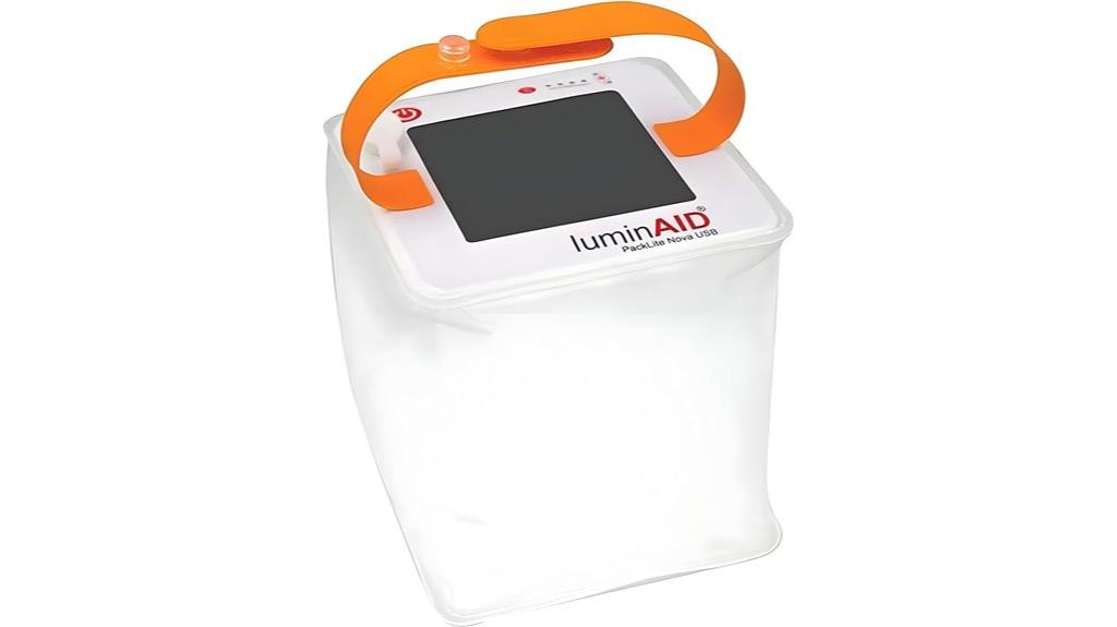 portable solar powered lantern