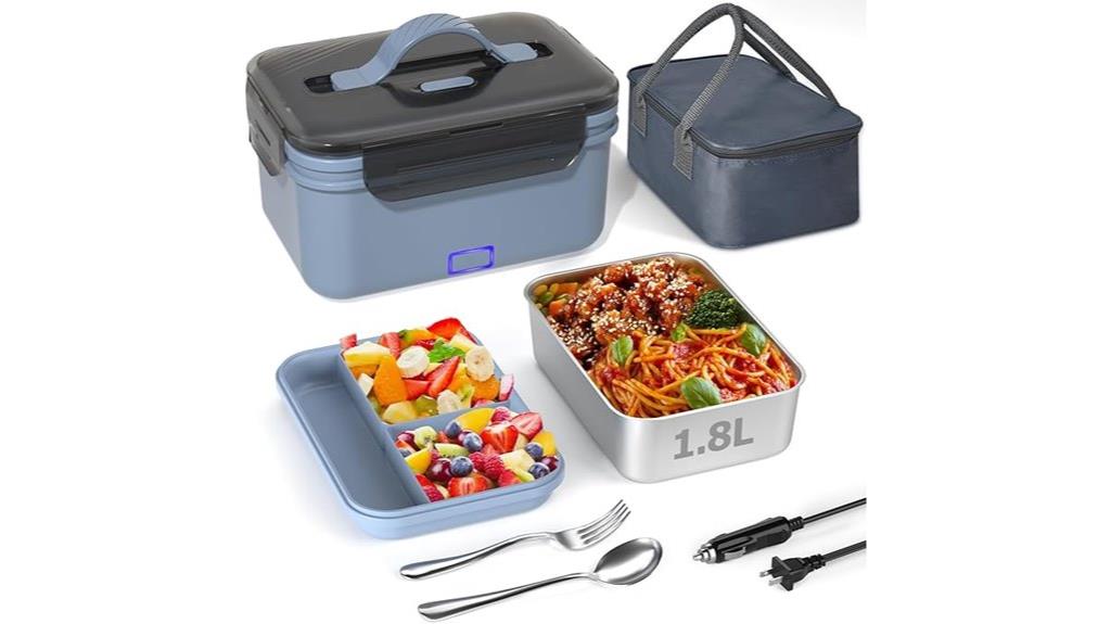 portable stainless steel food heater