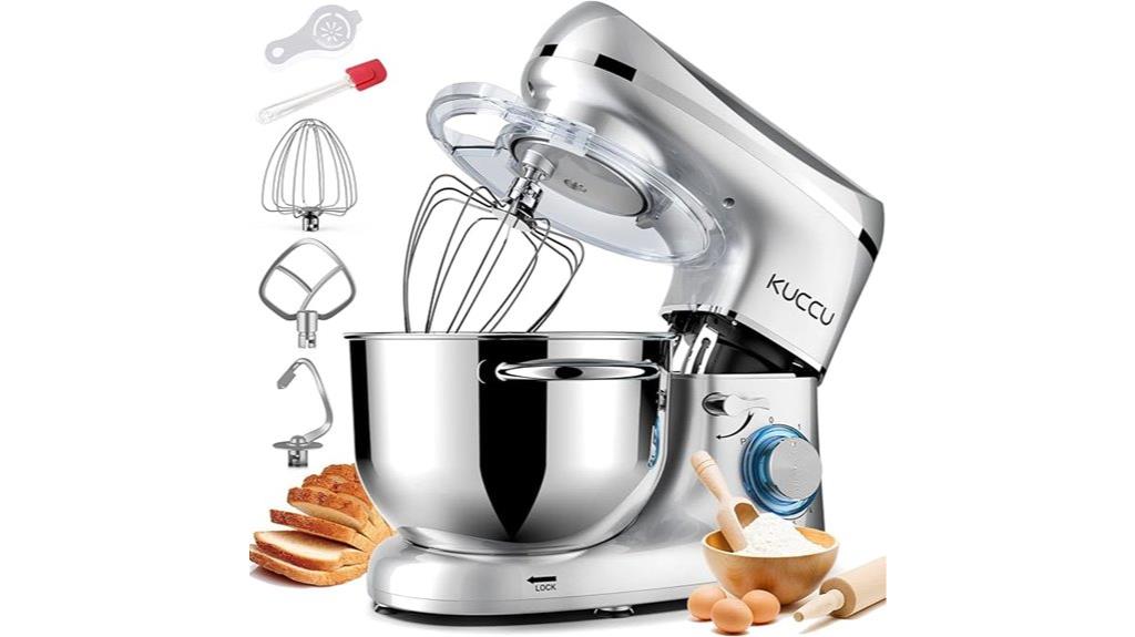 powerful 6 quart food mixer