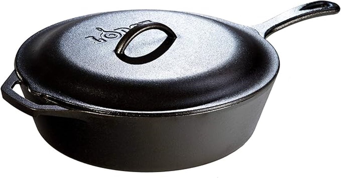 pre seasoned cast iron skillet