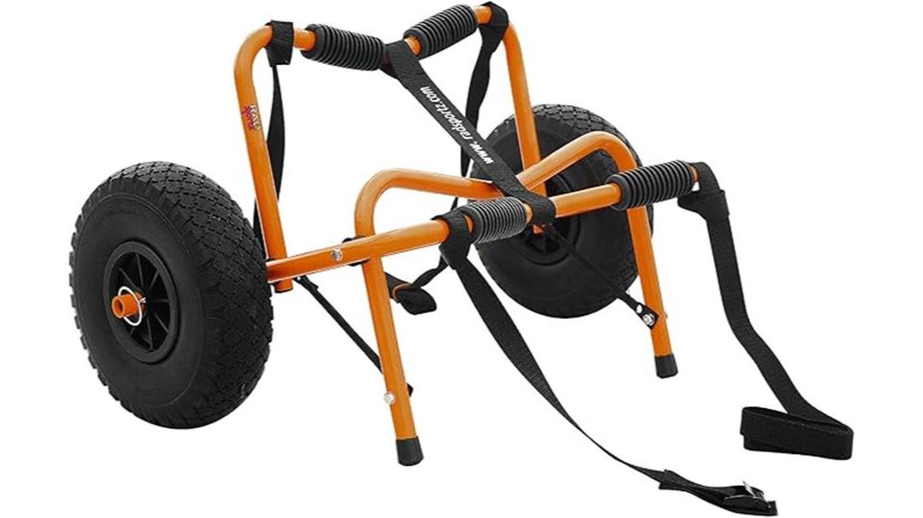 premium no flat kayak trolley