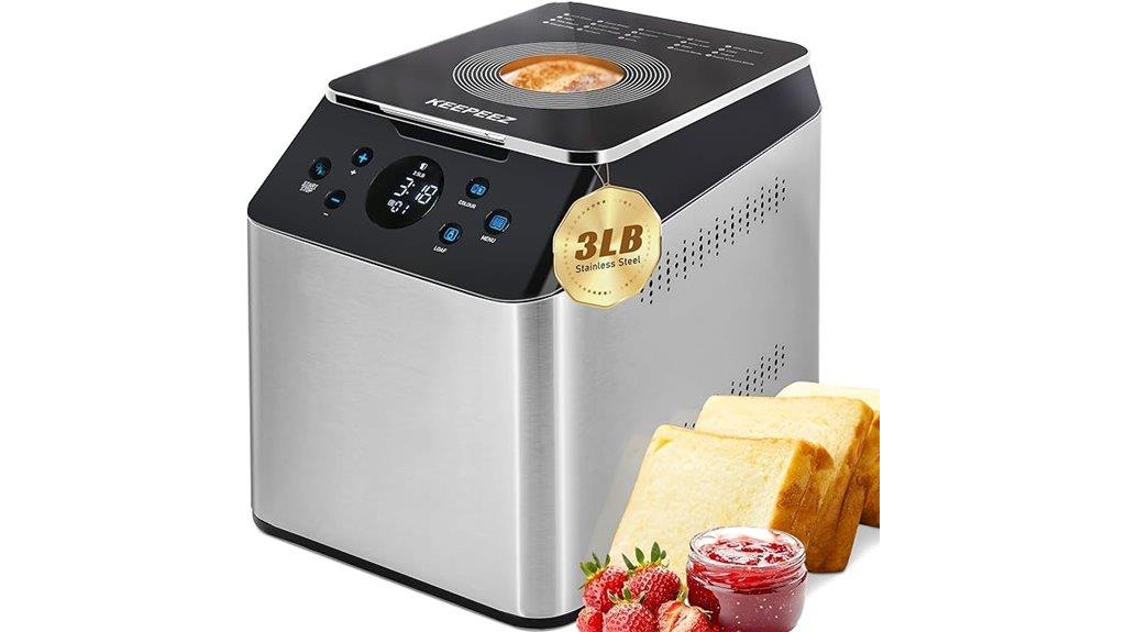 quiet 20 in 1 bread maker