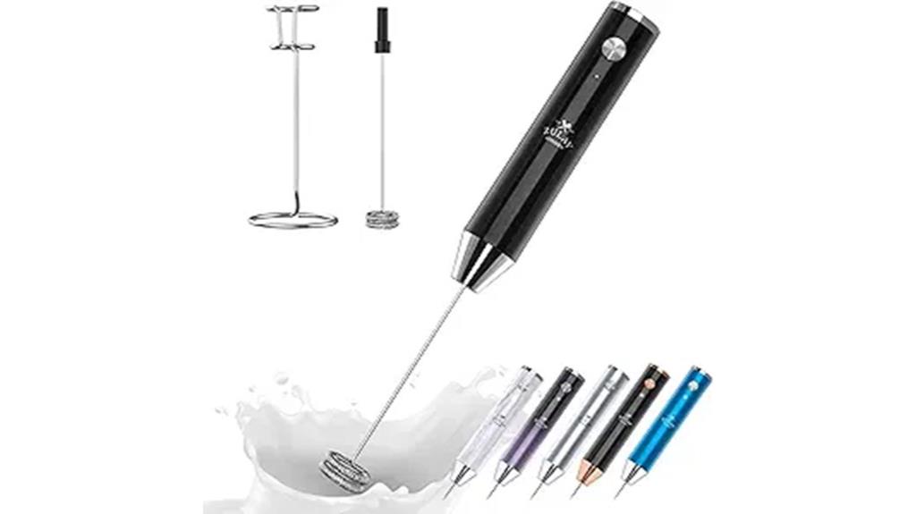 rechargeable milk frother