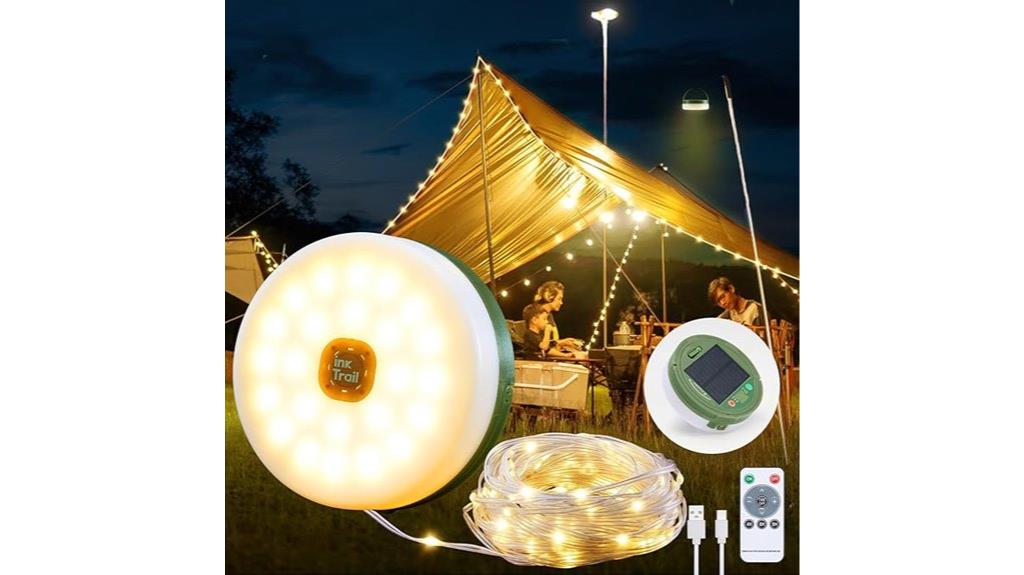 rechargeable solar string lights