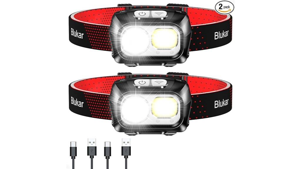 rechargeable waterproof led headlamps