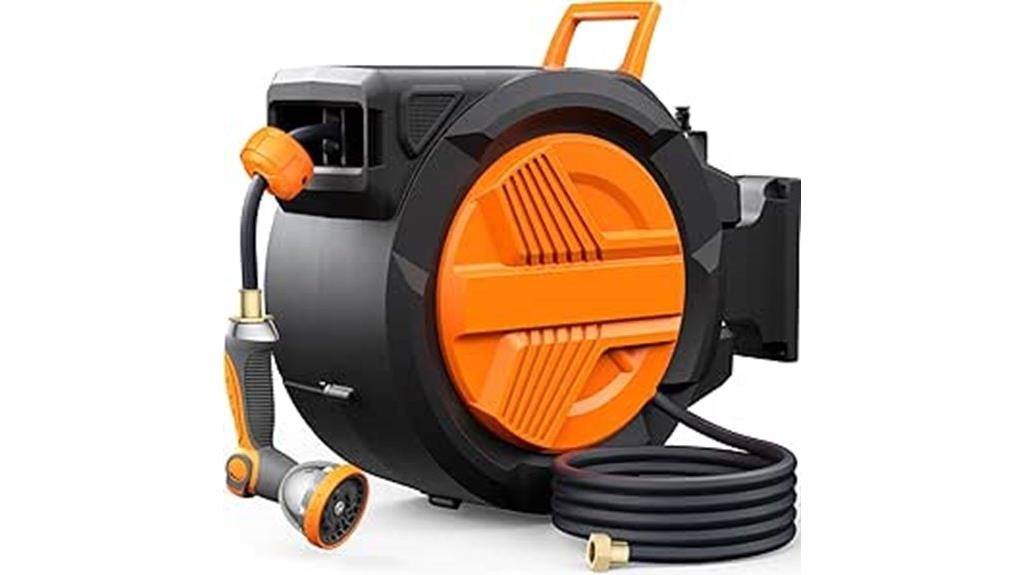 retractable hose reel