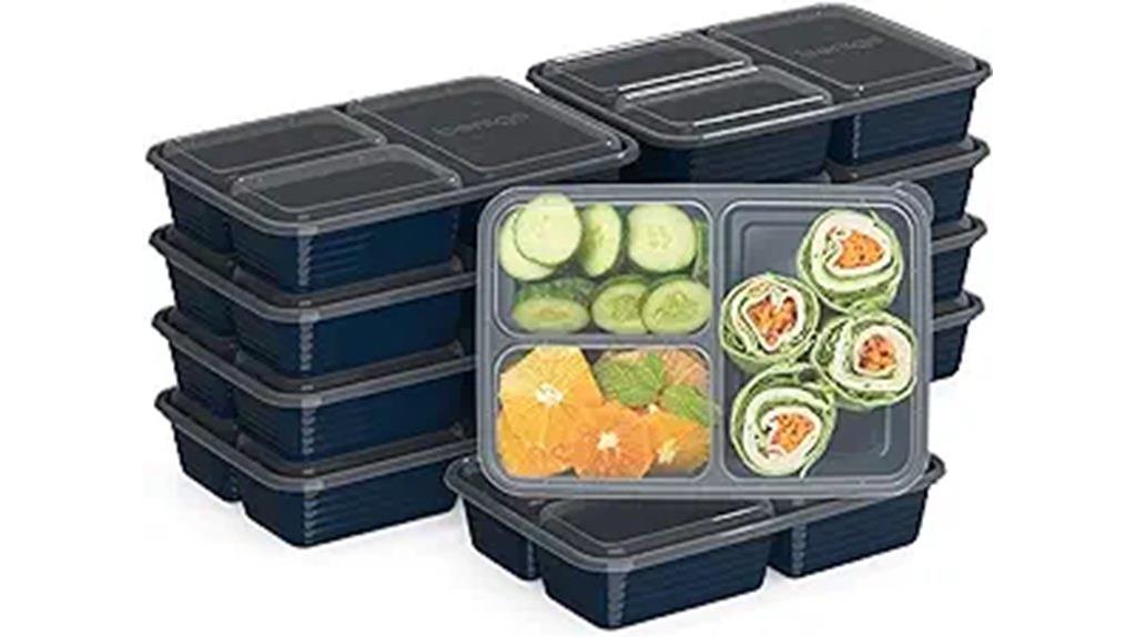 reusable bpa free meal containers