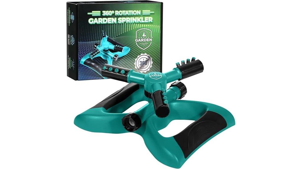 rotating garden sprinkler cover