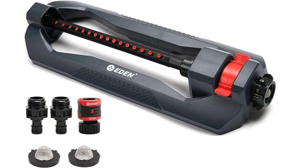 rotating garden sprinkler system