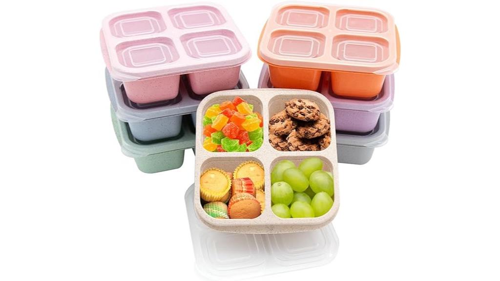 seven compartment lunch box