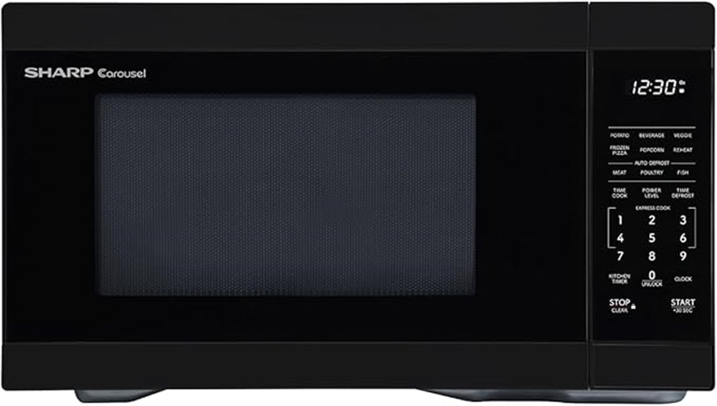 sharp countertop microwave