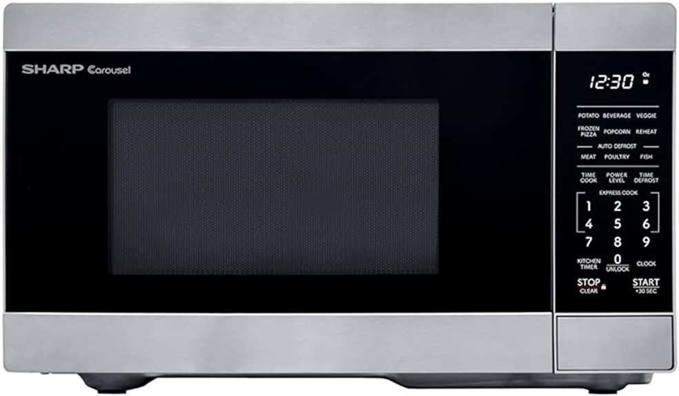 sharp countertop microwave oven