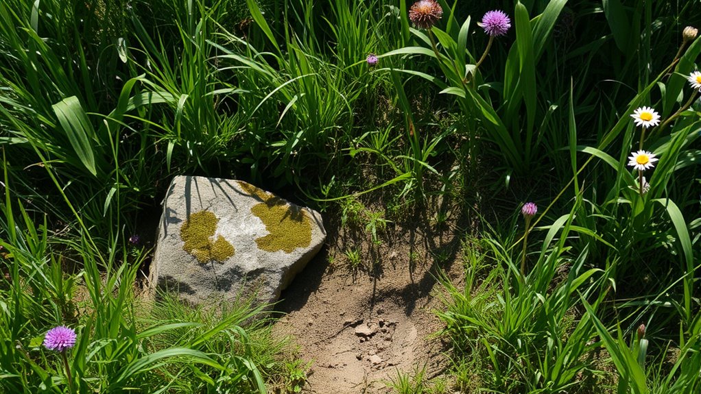 signs of buried artifacts
