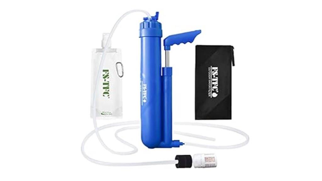 six stage portable water filter