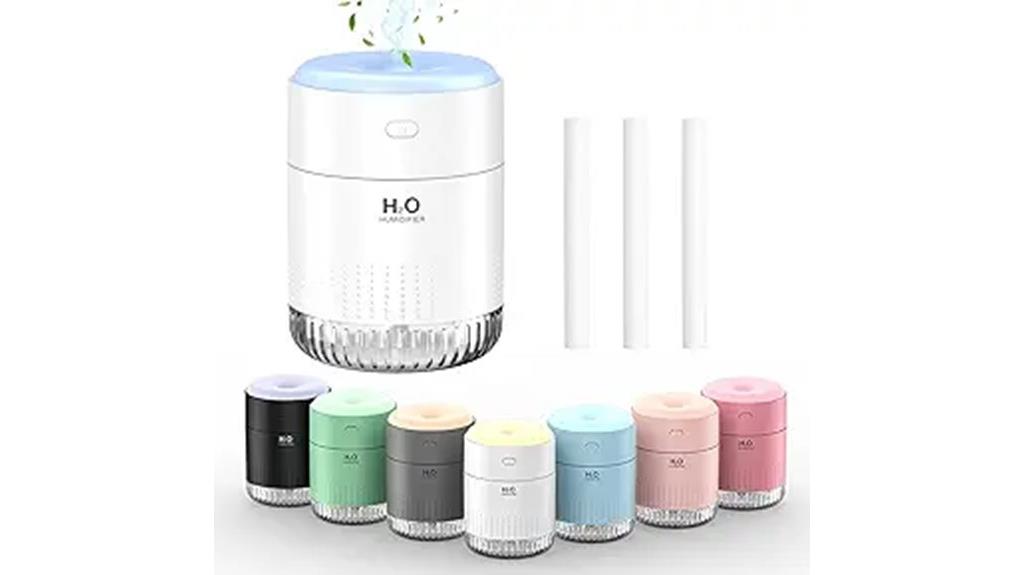 small white usb humidifier