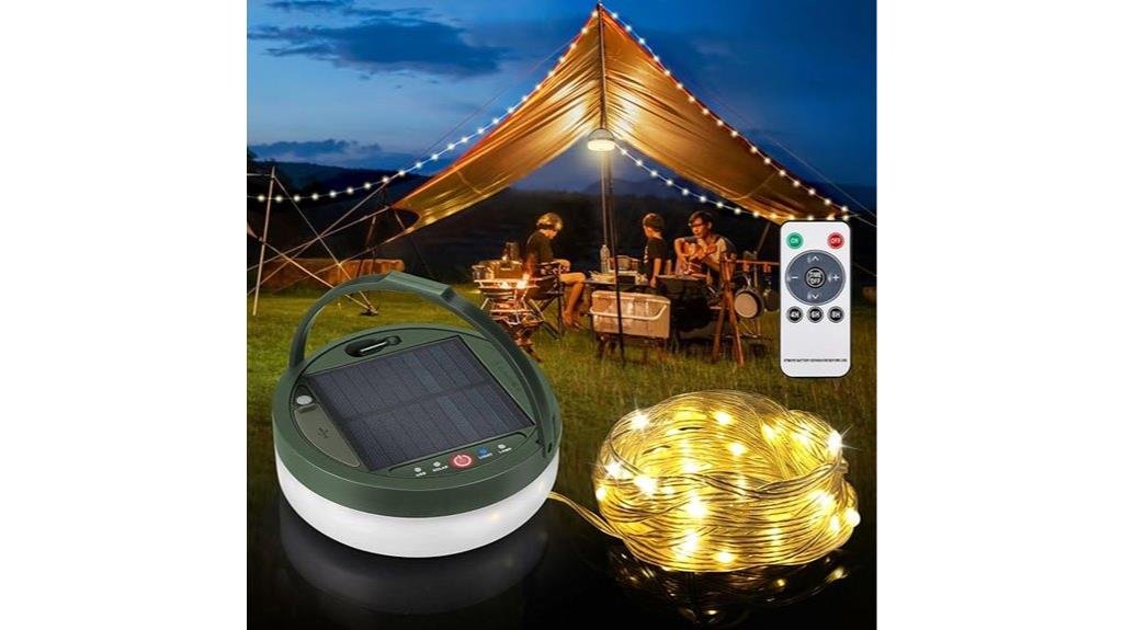 solar camping string lights