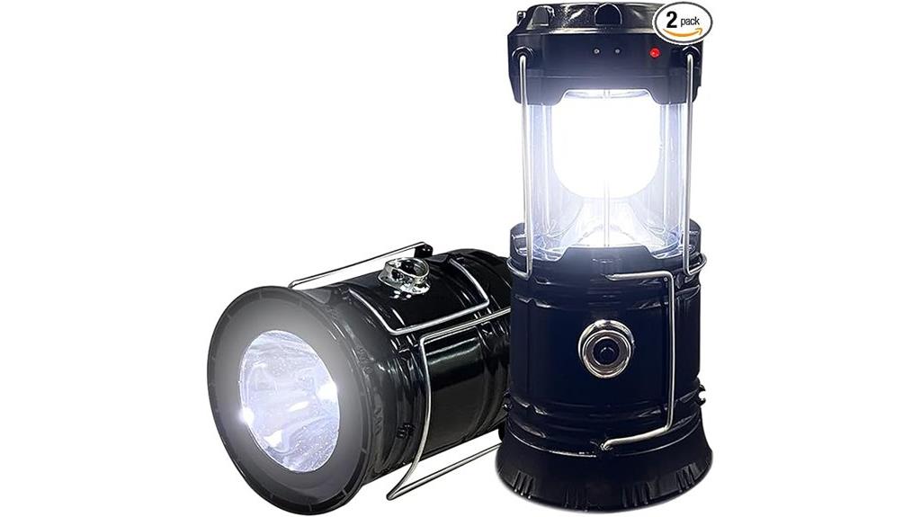 solar powered collapsible lanterns