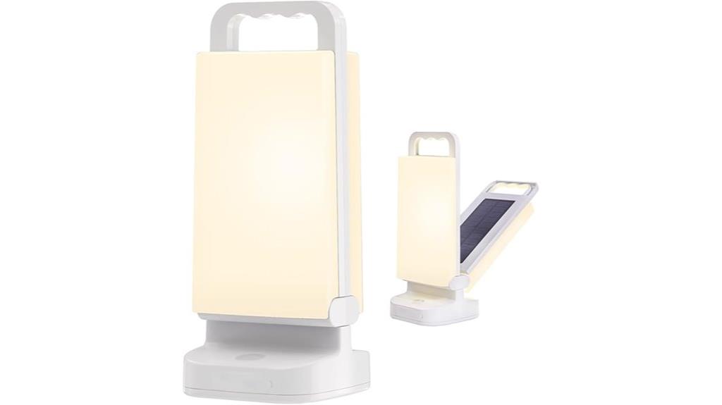 solar rechargeable waterproof lantern
