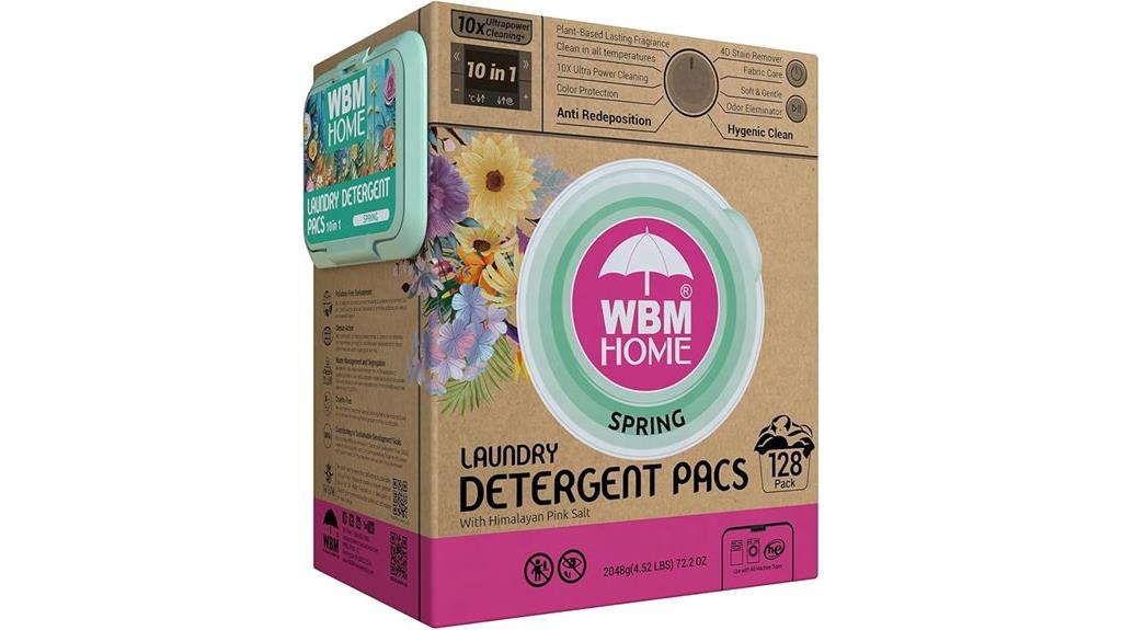 spring scent laundry pods