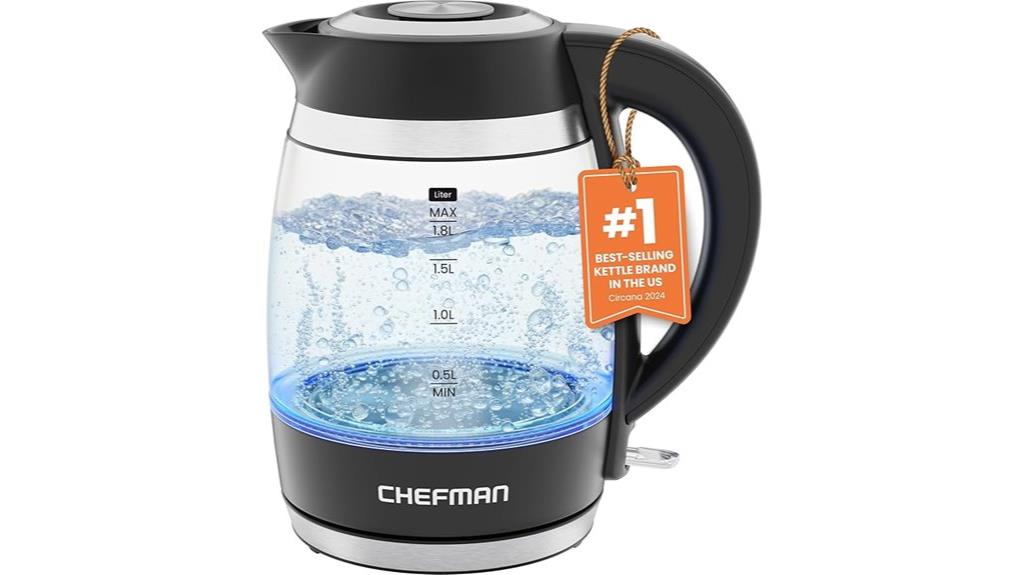 stainless steel glass kettle