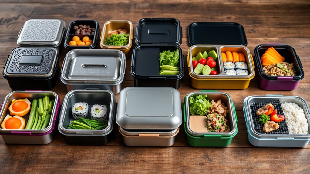 stylish durable bento boxes