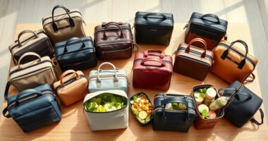 stylish functional adult lunch bags