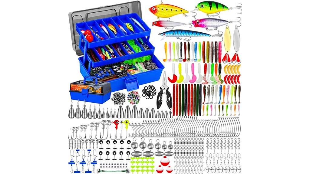 three layer tackle box included