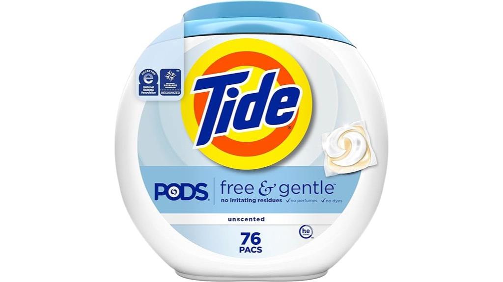 tide free gentle laundry