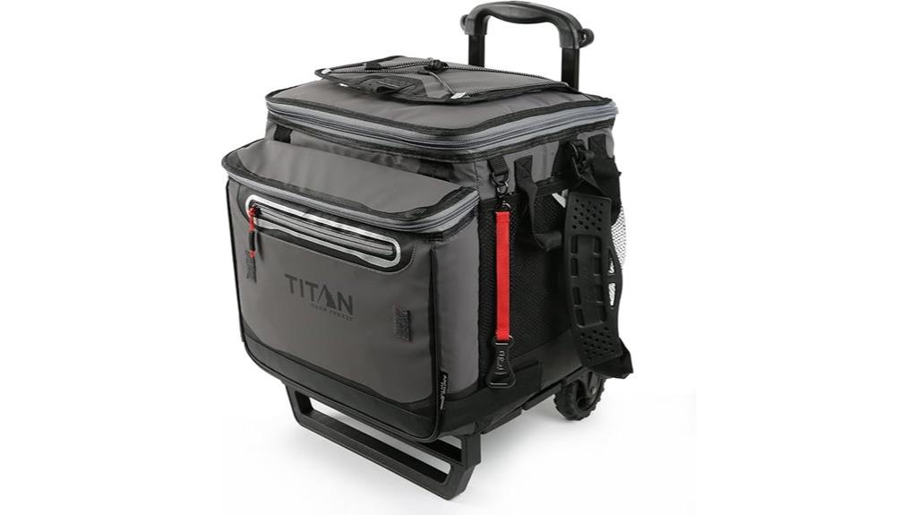 titan 60 can wheeled cooler