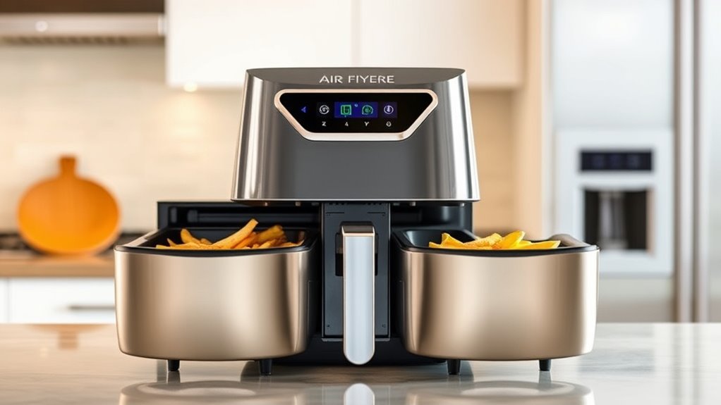 top dual basket air fryers