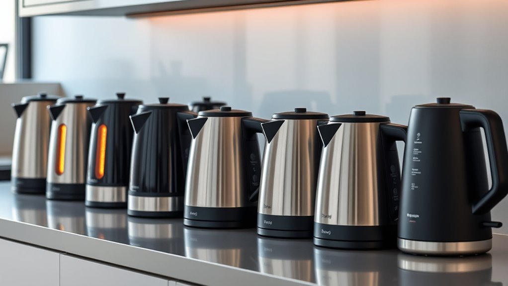 top fast boiling electric kettles