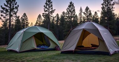 top four person camping tents