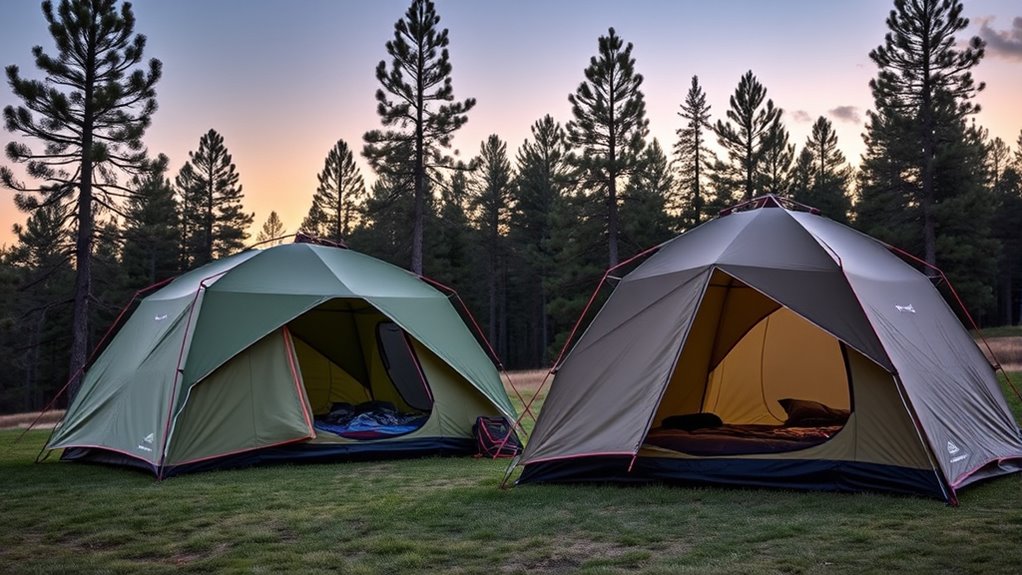 top four person camping tents