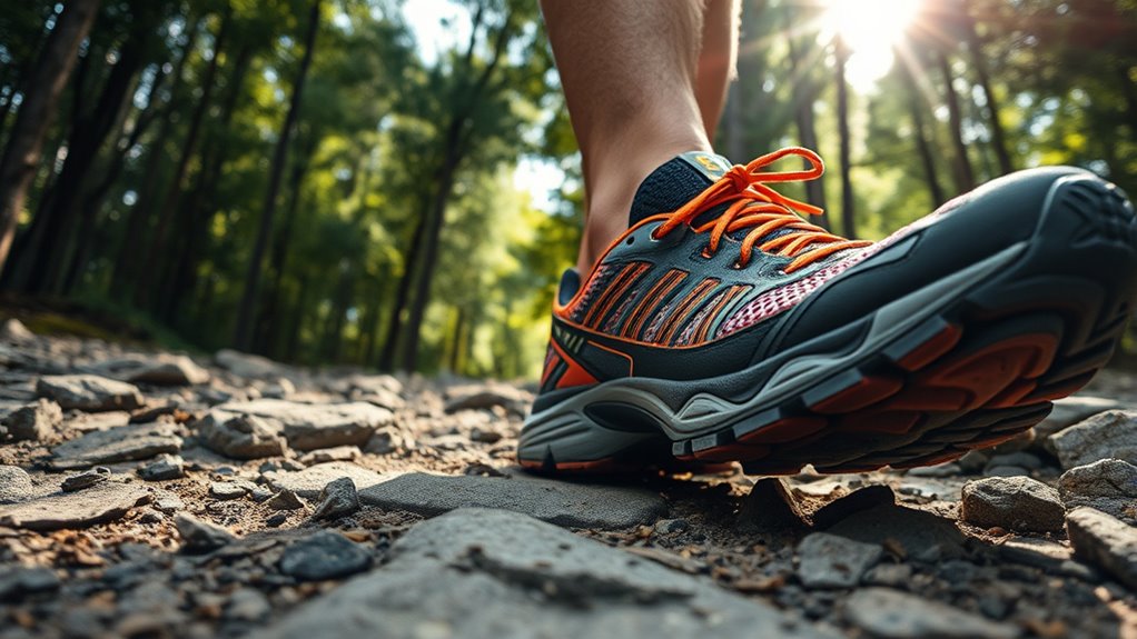 trail shoes grip fit support