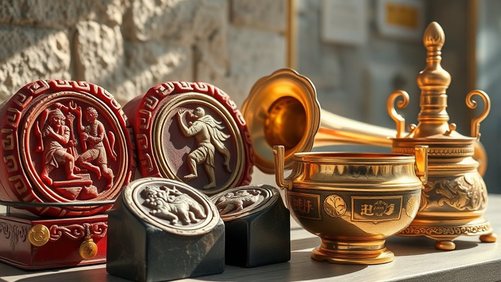 trumpets signal divine ongoing events