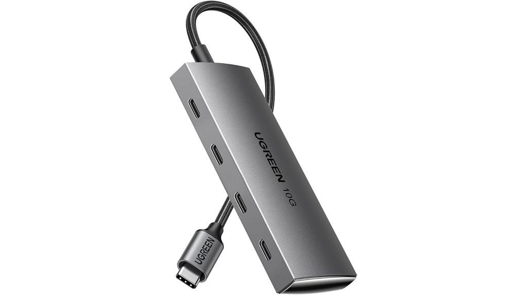 usb c hub with 4 ports