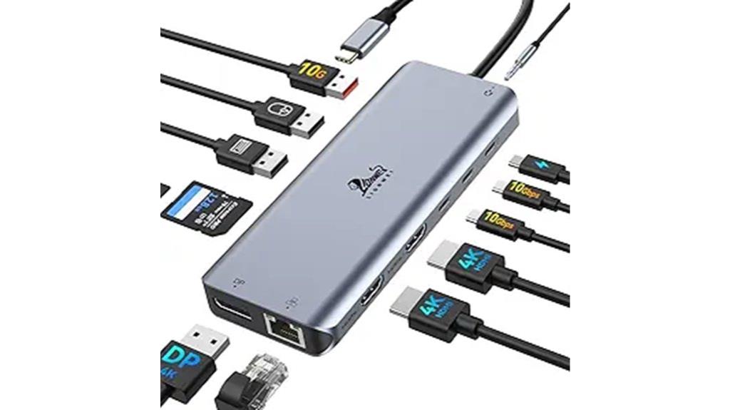 versatile 13 in 1 docking station