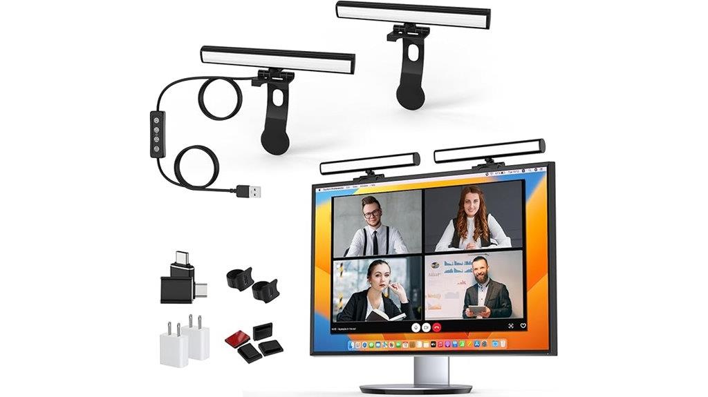 video conference lighting bar