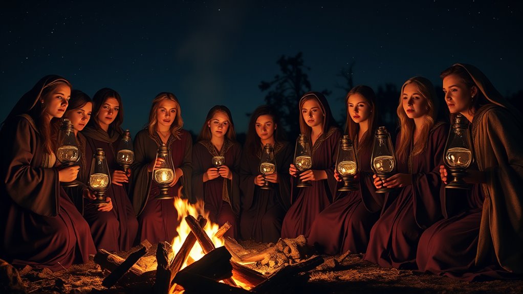vigilant virgins await bride