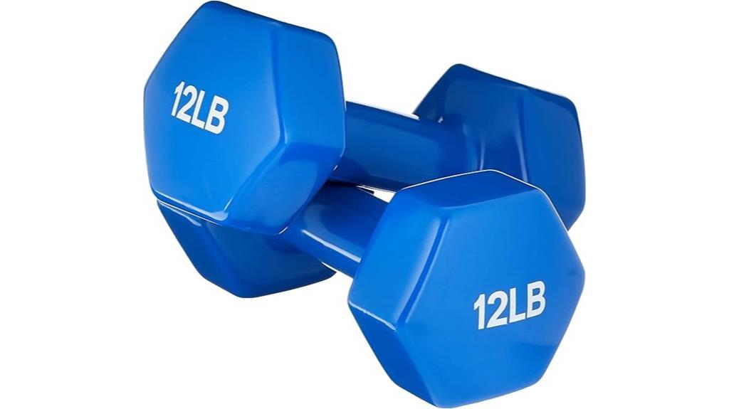 vinyl coated dumbbells