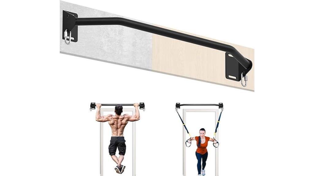wall mounted heavy duty pull up bar