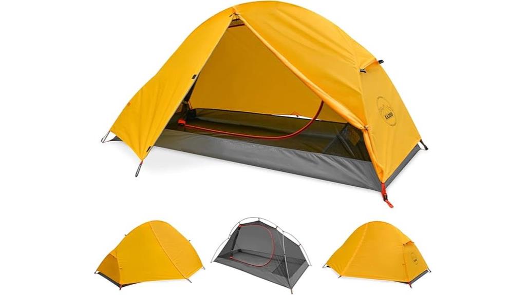 waterproof 1 2 person tent