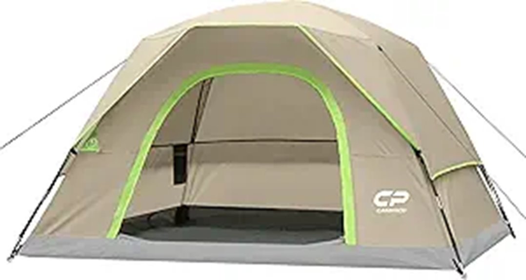 waterproof 4 6 person tent