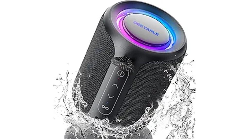 waterproof wireless speaker with lights