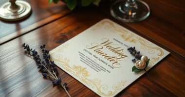 wedding banquet invitation