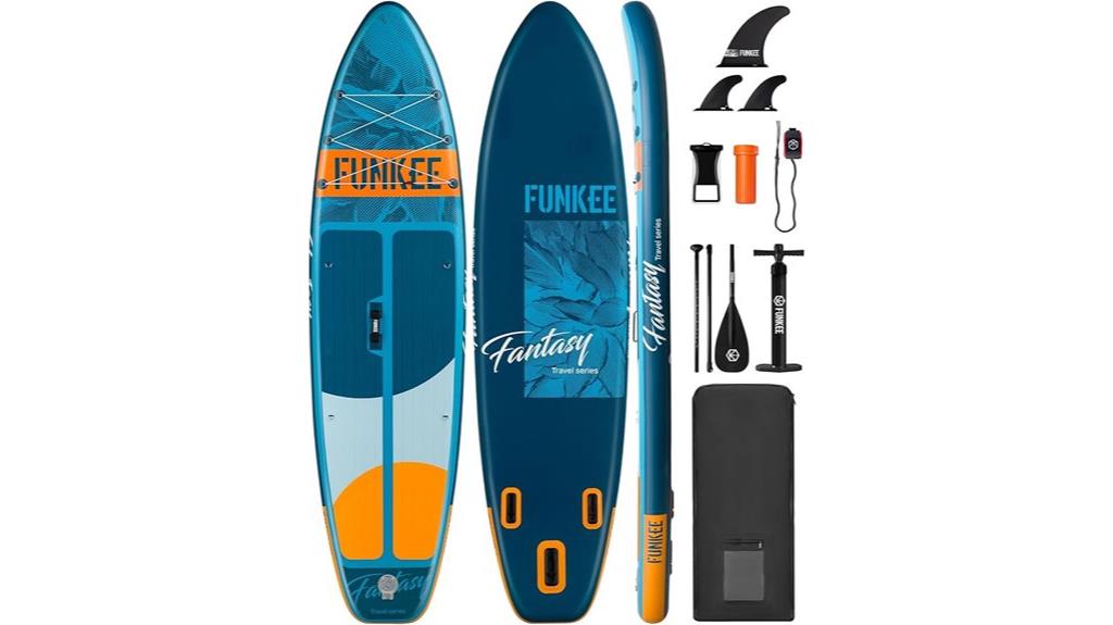 wide inflatable paddle board
