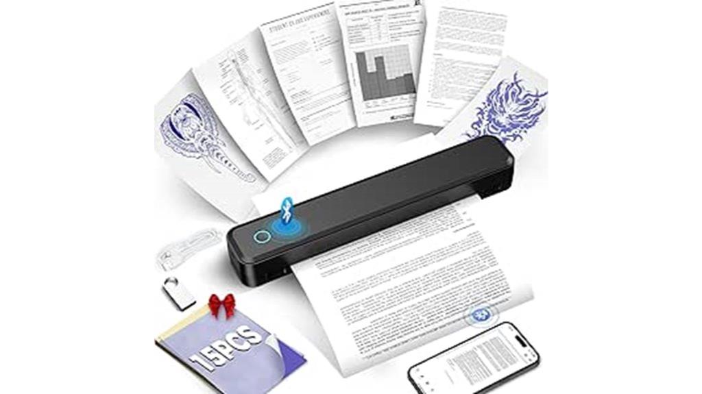 wireless portable thermal printer