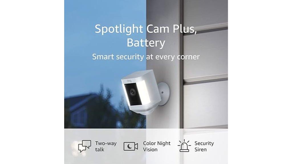 wireless white security camera