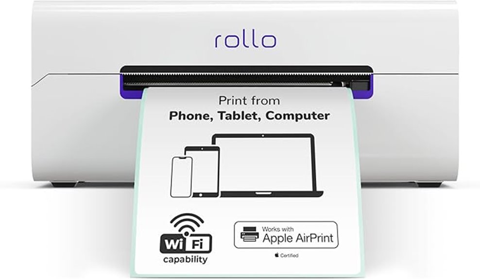 wireless wi fi shipping printer
