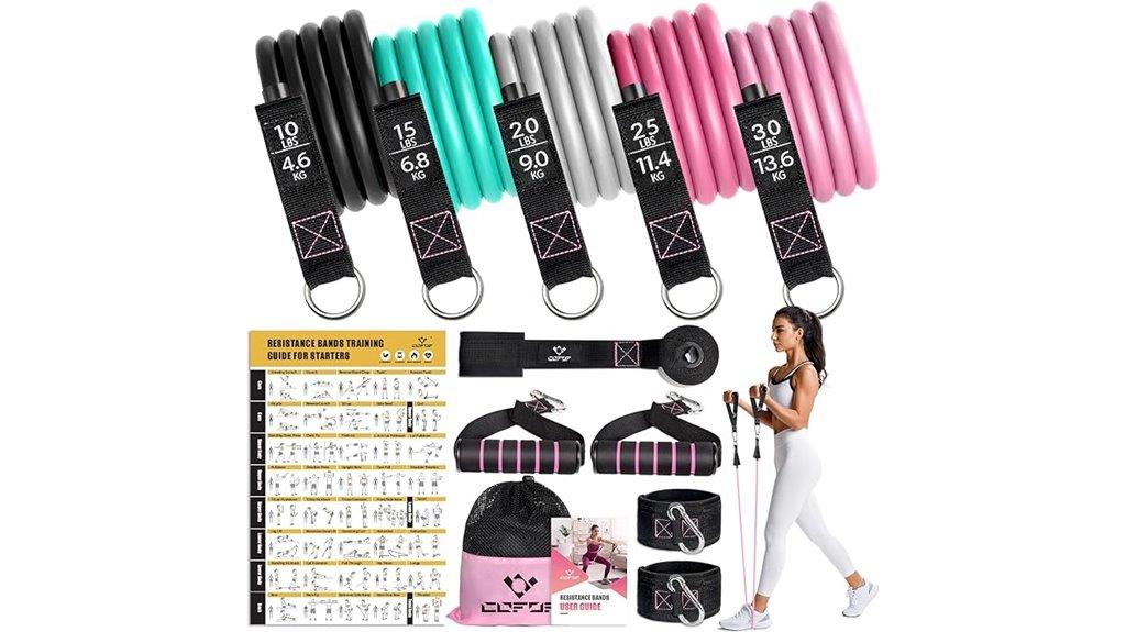 women s resistance bands with handles